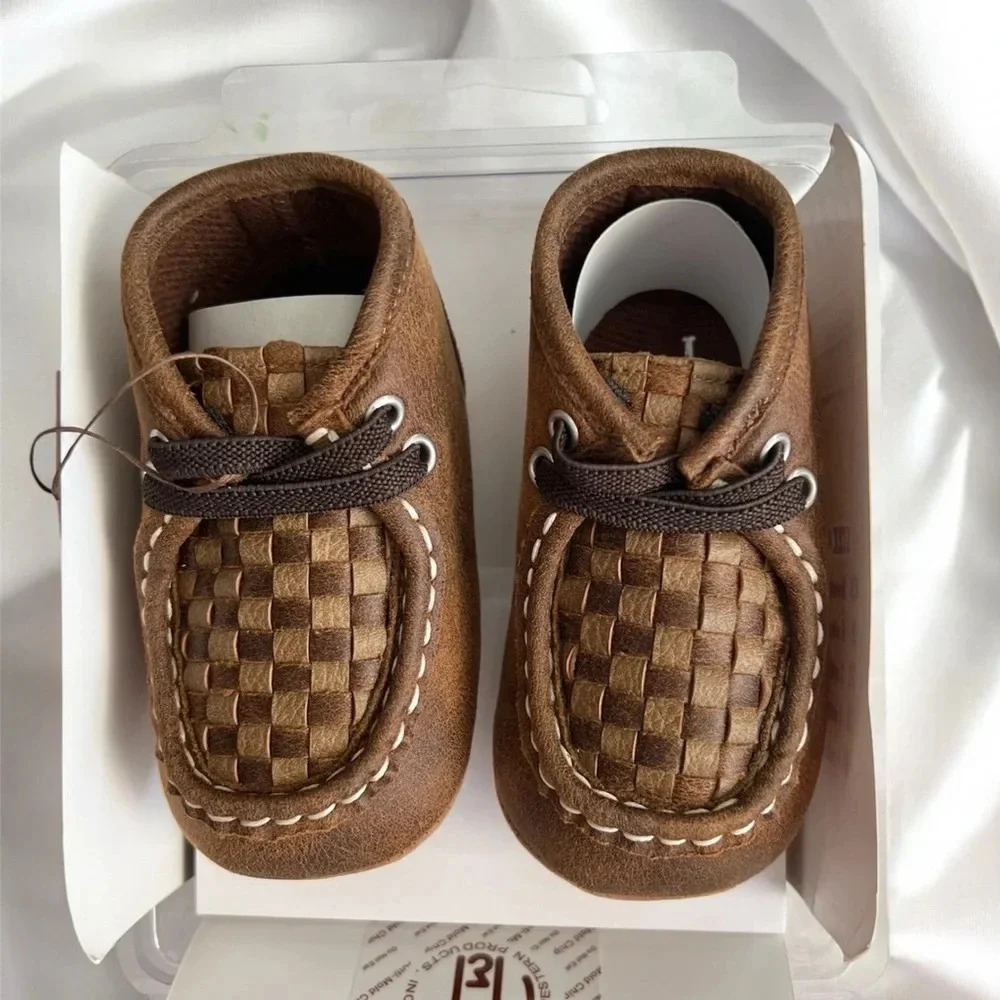Twister Brown Baby Buckers Moccasin Chukka Boots